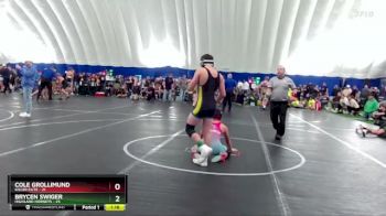 120 lbs Round 6 (8 Team) - Brycen Swiger, Highland Hornets vs Cole Grollimund, Killer Elite