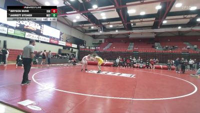 285 lbs 3rd Place Match - Bryson Buhk, SIUE vs Jarrett Stoner, Missouri