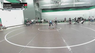 132 lbs Cons. Round 4 - Tucker Brill, Great Plains Wrestling Academy vs Eli Archer, Norman North