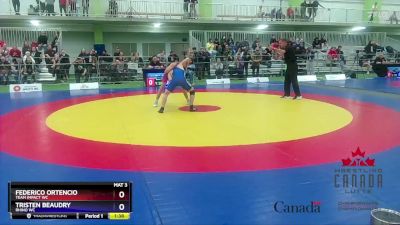 55kg 3rd Place Match - Federico Ortencio, Team Impact WC vs Tristen Beaudry, Rhino WC