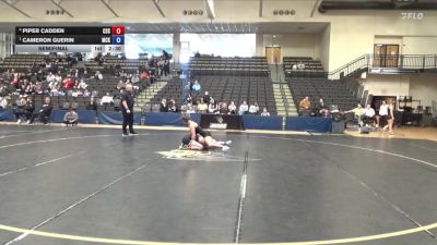 131 lbs Semifinal - Cameron Guerin, McKendree University vs Piper Cadden, Chadron