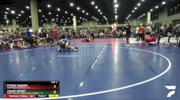 157 lbs Placement Matches (32 Team) - Tyson Rakers, Team Shutt Weston vs Chase Smart, North Desoto Wrestling Academy