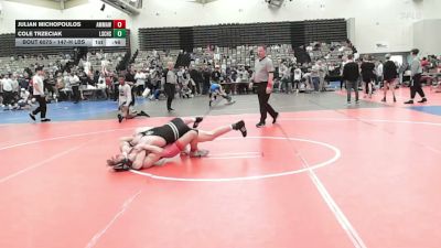147-H lbs Consi Of 8 #1 - Julian Michopoulos, AMERICAN MMA AND WRESTLING vs Cole Trzeciak, La Salle College HS