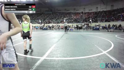 52 lbs Consi Of 16 #2 - Huxley Hiner, Pawnee Wrestling Club vs Jesse Hightower, Blaine County Grapplers