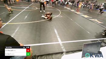 64-67 lbs Rr Rnd 3 - Ashton Marzett, Pin-King All Stars vs Kaiden Burt, Wagoner Takedown Club