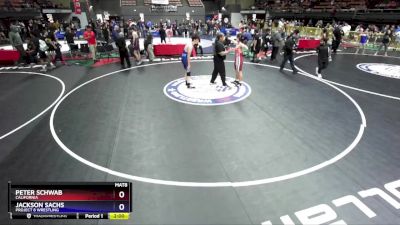 190 lbs Cons. Round 2 - Peter Schwab, California vs Jackson Sachs, Project 8 Wrestling