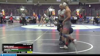 172 lbs Cons. Round 4 - Ronin Gault, Lake Highland Prep School vs Timothy Freeman, Williamson Hs