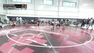 160 lbs Consi Of 4 - Brock Dennison, Freakztyle White - HS vs Dom Cadwallader, D1 Wrestling - HS