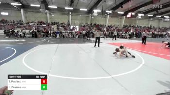 54 lbs Semifinal - Tyzano Pacheco, Brighton Wrestling vs Jett Cavazos, HammerHouse