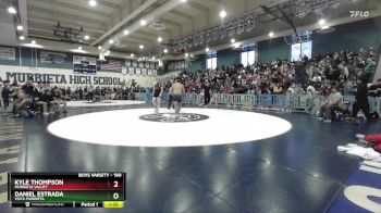 190 lbs Quarterfinal - Daniel Estrada, Vista Murrieta vs Kyle Thompson, Murrieta Valley