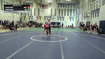 132 lbs Cons. Round 2 - Cole Dean, Waterloo West vs Aiden Kirk, Prairie, Cedar Rapids