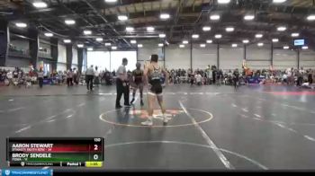 130 lbs Round 1 (6 Team) - Aaron Stewart, Dynasty Death Row vs Brody Sendele, POWA