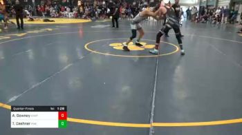 145 lbs Quarterfinal - Ashton Downey, Arapahoe vs Treye Dashner, Pine Creek High School