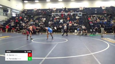 197 lbs Semifinal - Rudy Garcia, Fresno City vs Kevin Fernandez, Modesto