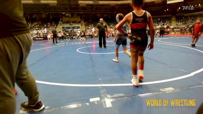 80 lbs Consi Of 16 #1 - Joel Pelen, Golden Backs MRTC vs Beau Abbott, Roundtree Wrestling Academy