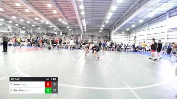 132 lbs Rr Rnd 1 - Clay Koser, Team Nauman Silver Fox vs Blake Aumiller, Team Shutt Nation