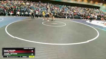 175 lbs Champ. Round 1 - Isaac Wilder, Redwood -Visalia vs Daniel Getzow, Granite Bay