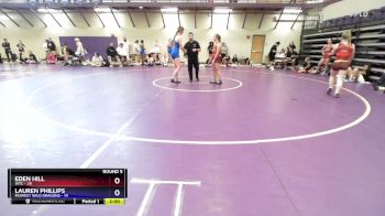 135 lbs Round 5 (10 Team) - Eden Hill, WTC vs Lauren Phillips, MoWest Wild Dragons