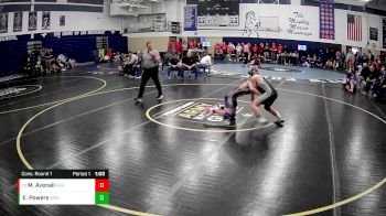 133 lbs Cons. Round 1 - Mason Avenali, Kane Area Hs vs Eric (ej) Powers, West Shamokin Hs
