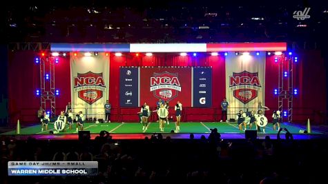 Warren Middle School [2026 Game Day JH/MS - Small] 2026 NCA High School Nationals