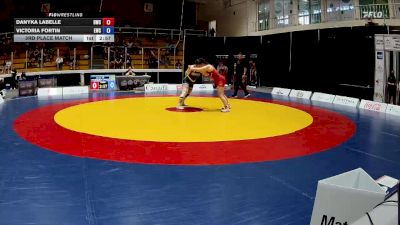 68kg 3rd Place Match - Danyka LaBelle, Dinos Wrestling Club vs Victoria Fortin, Edmonton Wrestling Club