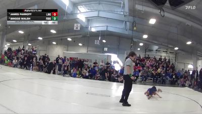 31 lbs Quarterfinal - James Parrott, Little Jays Wrestling Club vs Briggs Walsh, Ponca Spears Wrestling Club