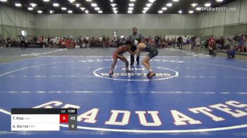 135 lbs Rr Rnd 1 - Trae Rios, LWA 14U vs Alex Barros, Best Trained 14U