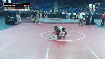 114 lbs Quarterfinal - Maria Baldwin, Winchester vs Kennedie Davis, Bridgewater-Raynham