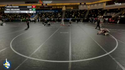 126 lbs Champ. Round 2 - Lukas Foster, Joliet (Catholic Academy) vs Eric Vielhauer, Basehor-Linwood HS