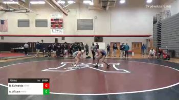 126 lbs Consolation - Braden Edwards, Hempfield vs Aliazer Alicea, Manheim Township