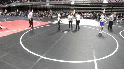 81 lbs Semifinal - Kaden Krueger, Athlos Wrestling vs Halen Lahoe, Thermopolis WC