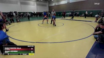 132 lbs Cons. Round 2 - Juan Fuentes Villa, El Monte vs Isaiah Acevedo, Norco