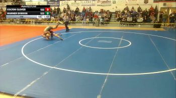140 lbs Round 4 (6 Team) - Warner Dobson, Valley Christian High School vs Colton Clover, Vista Grande High School