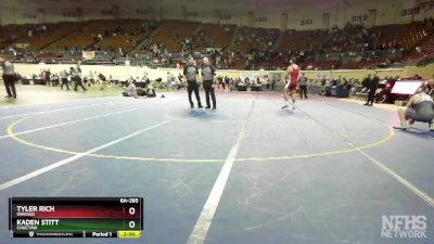 6A-285 lbs Quarterfinal - Kaden Stitt, Choctaw vs Tyler Rich, Owasso