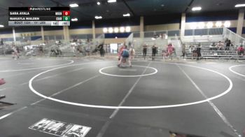 191 lbs Consolation - Sara Ayala, Mountain View HS vs Makayla Walden, Charger WC