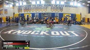 126 lbs Round 4 (8 Team) - Tyson Horel, Westside Wrestling vs Walt Munoz, Cowboys WC