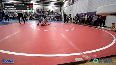 96-100 lbs Rr Rnd 3 - Eli Pulliam, Owasso Takedown Club vs Dylan Sadler, Barnsdall Youth Wrestling