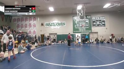 35 lbs Round 2 - Lawson Matthias, Wapsie Valley vs Hank Waskow, Jesup Mat Club