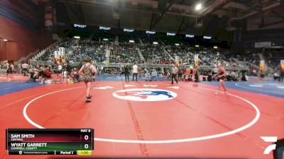 4A-106 lbs Cons. Round 2 - Wyatt Garrett, Campbell County vs Sam Smith, Central