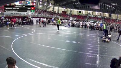 160 lbs Cons. Round 3 - Brelan Vaughn, Dirty Eagles Wrestling Club vs Noah Findley, Midwest Destroyers Wrestling Club