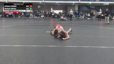 141 lbs Round Of 32 - Roman Lermer, Columbia - Unattached vs Mason Tieffel, Kent State