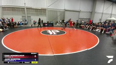 220 lbs Round 1 (6 Team) - Iyanu Akingbolagun, Texas Blue vs James Bankston, North Carolina