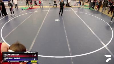 165 lbs Cons. Round 2 - Bode Stanley, IA vs Marcus Reasbeck, MN
