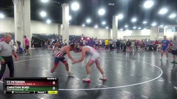 165 lbs Round 5 (8 Team) - Cy Petersen, Capitian Nebraska (A Team) vs Christian Burd, Team Nauman Pink