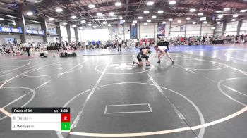 160 lbs Round Of 64 - Claudio (CJ) Torres, FL vs Jacob Weaver, PA