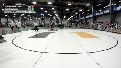 119 lbs Rr Rnd 1 - Dominic Hernandez, Broad Axe Green vs Kaleb Lewallen, Team RJN