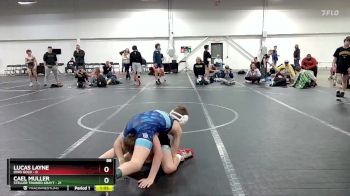 88 lbs Round 7 (8 Team) - Cael Muller, Steller Trained Krayt vs Lucas Layne, Ohio Gold