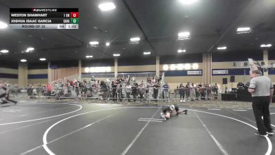 95 lbs Round Of 32 - Weston Shamhart, 1 On 1 Fight Academy vs Joshua Isaac Garcia, Savage House WC