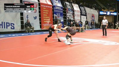 130 Class 1 lbs Cons. Round 2 - Kaitlyn Kuelker, Union vs Arianna Augustyniak, St. Charles West