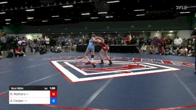 112 lbs Final - Reagan Mathers, AZ vs Abbi Cooper, CA